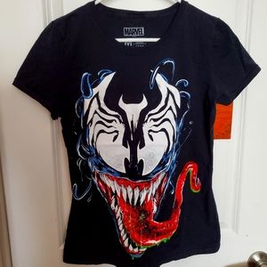 MARVEL 💀 Venom graphic black tshirt Lootcrate women's M